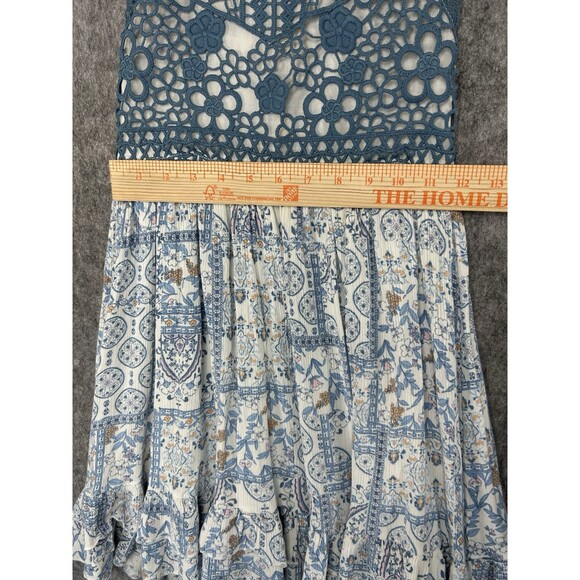 Chelsea & Violet Floral Boho Knit Crochet Dress Girls Large Cottagecore - Picture 6 of 8